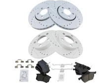 Front and Rear Brake Pad and Rotor Kit For 2000-2005 VW Jetta 2001 2002 RF552QZ