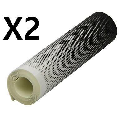 2x Car Van Mpv Windscreen Sun Shade Visor Strip Fades From Black To Clear