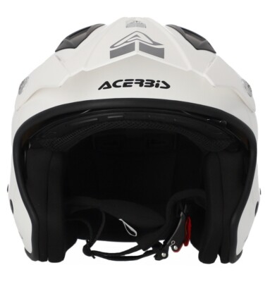 Casco Jet Acerbis Aria 2206 - Bianco Taglia L, Omologato ECE 22-06