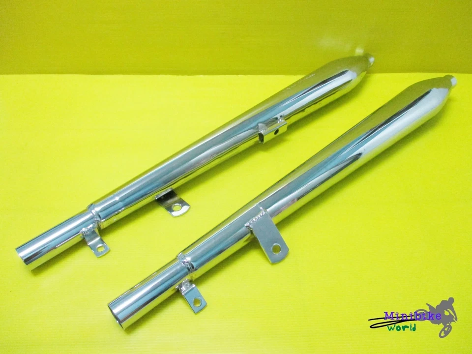 Fit HONDA CA175 CD125 CD175 EXHAUST MUFFLER SET NEW  "BM STYLE"   [mi4825] Foto 2 de 4