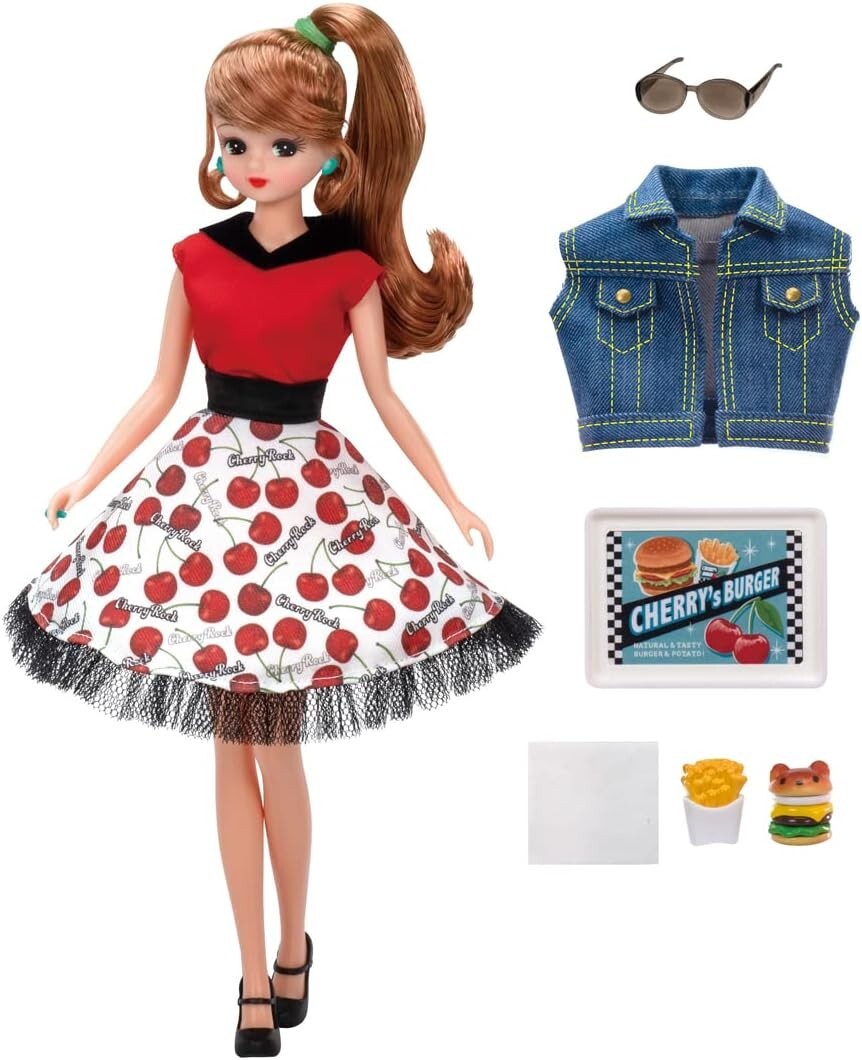 Licca-chan Doll Rockabilly Cherry American Licca-chan Takara Tomy