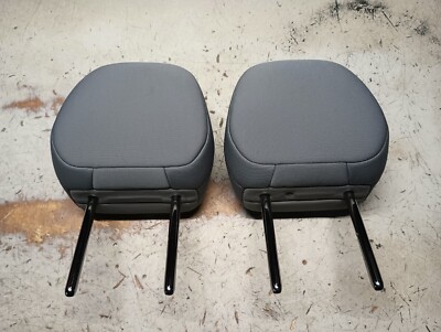 Toyota Sienna 2021 - 2025 Second Row Headrest Pair Cloth Light Gray