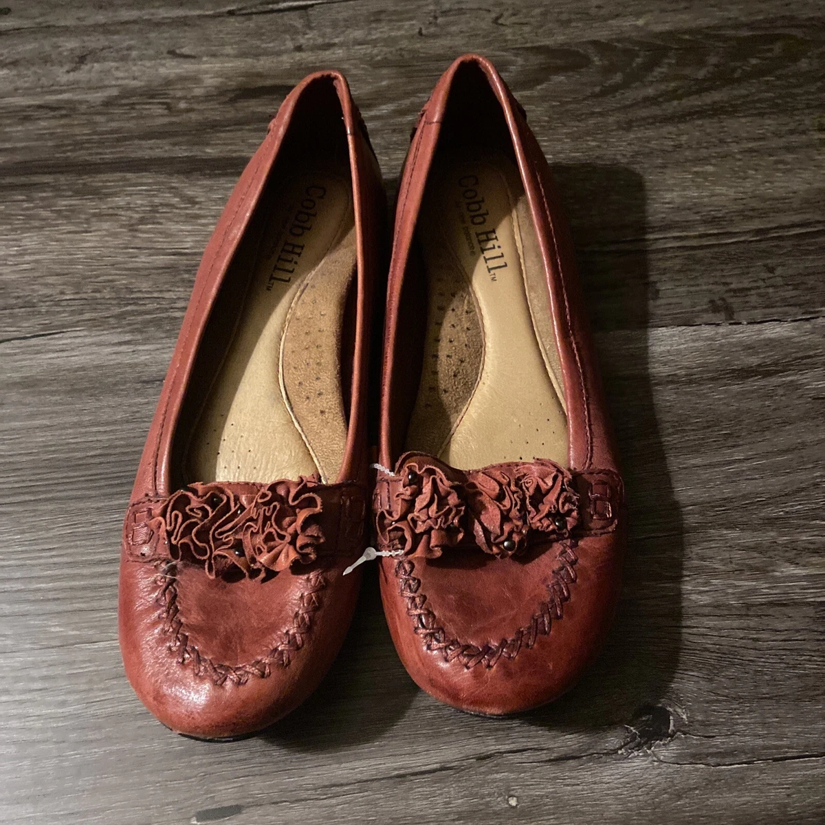 cobb hill womens shoes red with flowers eBay