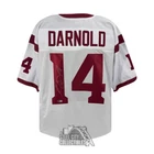 Sam Darnold Autographed USC Custom White Football Jersey - BAS