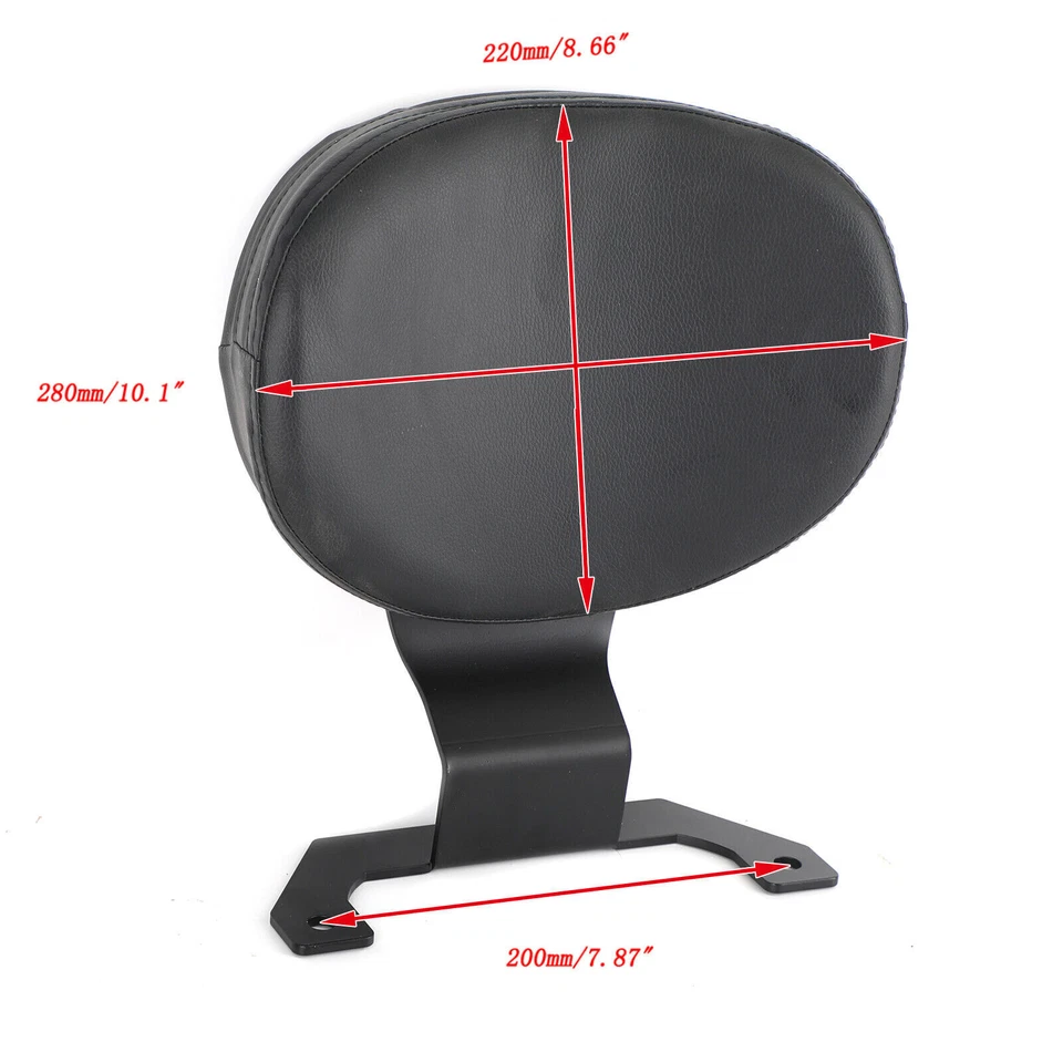 Driver Rider Sissy Bar Backrest Seat fit Suzuki Boulevard M109R 06-16 U1、 Foto 3 de 4