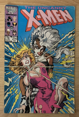Uncanny X-Men #214; Claremont; 1st Full Malice; Dazzler Joins Team; Spiderman Ad