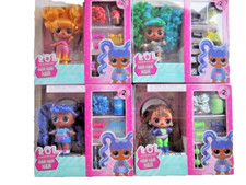 LOL Surprise ~ Hair Hair Hair ~Series 2 ~Doll Playset & Accessories (Lot of 4A)