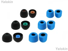 12pcs (BHB-BLMF) Hybrid & Memory Foam Eartips for Sony True Wireless Earphones