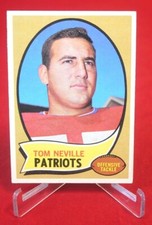 Tom Neville TOPPS NFL Football Card 1970 #161 EX 