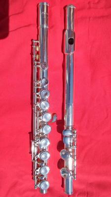 ARIA OGAWA JAPAN F300 -E- Vollsilberkopf Querflöte flute flauta flauto 