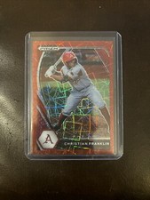 2021 Panini Prizm Draft Picks Red Velocity Christian Franklin