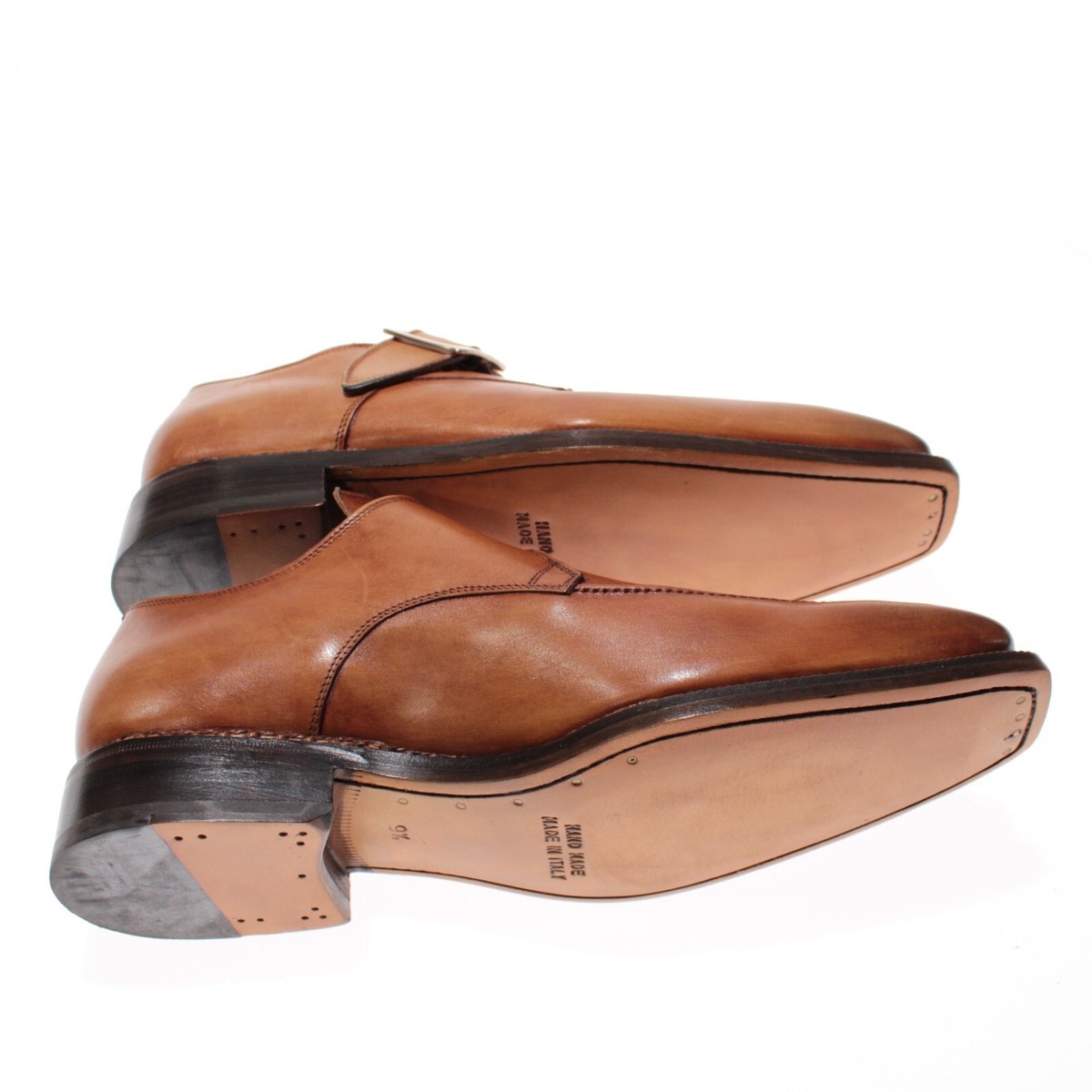 LEONARDO Shoes Firenza Brown Leather Monk Strap Handcrafted Monk Strap Shoes for Men - Reinhard Frans main image 3