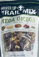 Gourmet Nut Power Up Mega Omega Trail Mix 26 oz Bag
