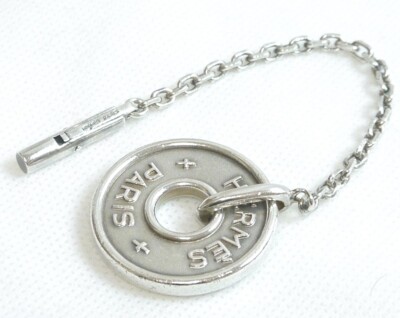 Porte-clés HERMÈS Vintage En Argent Sterling - Modèle Chaîne N°3793 - Occasion Très Bon état