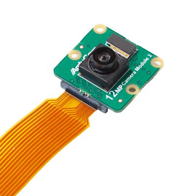 for Raspberry Pi Camera Module 3 12MP IMX708 102°H Wide Angle Fixed Focus HDR...
