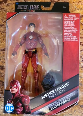2017 Mattel Justice League Flash w/ Custom Ezra Miller Head MIB Flashpoint Movie