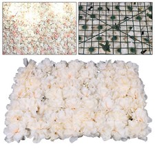 40x60cm Artificial Fake Flower Wall Panel Banquet Wedding Party Decor 6pc