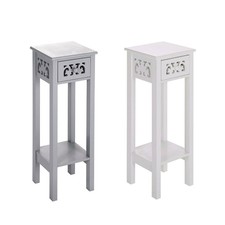 Tall Slim Bedside Telephone Table Bedroom Hallway Narrow Stand Drawer Side Table