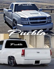 Puebla Mexico Decal Sticker Window Windshield Bumper Truck Car SUV PUE #C
