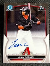 2023 Bowman Chrome 1st PROSPECT ROOKIE AUTO Juan Corniel item 3