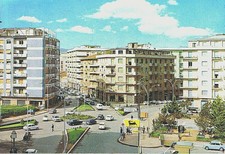 COSENZA - PIAZZA LORETO - pubblicità insegna AGIP - Cartolina viaggiata