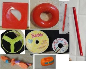 Various missing toy piece replacements Total of 9 pieces Lot #2
