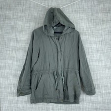 Heartloom Womens Size M Rayon Full Zip Utility Jacket 2661