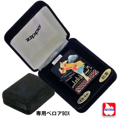 Zippo Windy Girl Mt.Fuji Modern Japanese Traditional Makie Japan