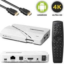 Dreambox Play UltraHD 4K UHD Bluetooth LAN Android TV 11 Ricevitore IP Bianco
