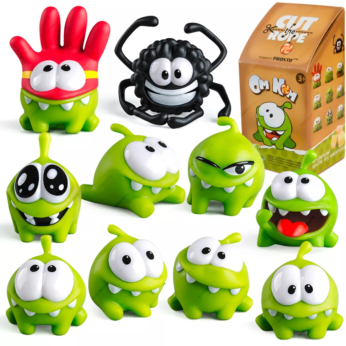 Cut The Rope 3 Mini Collectible Figure: Happy Om Nom