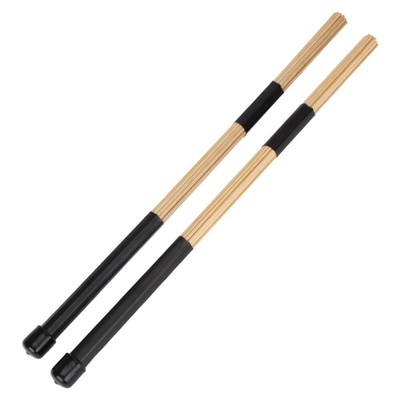Praktische Durable Holz Pinsel Sticks Für Folk Trommel Jazz Trommel (40cm)
