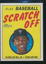 2020 Topps Heritage Minor League 1971 Scratch Off Insert #29 Glenallen Hill Jr. 