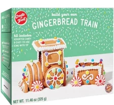 Gingerbread Train Kit DIY Kit 1.83 LB Build Your Own GingerBread Holiday Gift