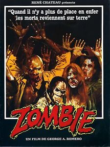DAWN OF THE DEAD Movie Poster George Romero Zombies