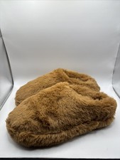 SKIMS Brown Faux Fur Slippers Size 38 Women  s