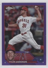 2023 Topps Chrome Update Purple Refractor 137/250 Tyler Anderson #USC212 12ah