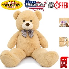 47-Inch Cuddly Giant Teddy Bear - Perfect Plush Gift for Birthdays  Love