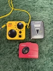 Sony Walkman WM-EX170 Cassette Player & 2 Vintage Portable Radios Lot