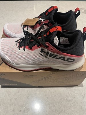 HEAD Motion Pro Pickleball Men s Shoes Breathable White/Red/Black Size 8.5