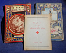 ~1905 Ricordo Di Firenze & Quadri e Sculture *FLORENCE*First Aid*ITALY*