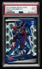 2019 Panini Revolution Rookies Cosmic 75/100 Sekou Doumbouya #114 PSA 9 MINT tz1
