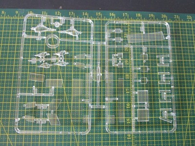 Vintage Heller 1/100 Scale Soleil Royal Model Ship Clear Glass Parts Tree 17