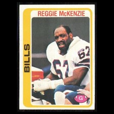 Reggie McKenzie #323 1978 Topps Buffalo Bills Football Card NFL NM