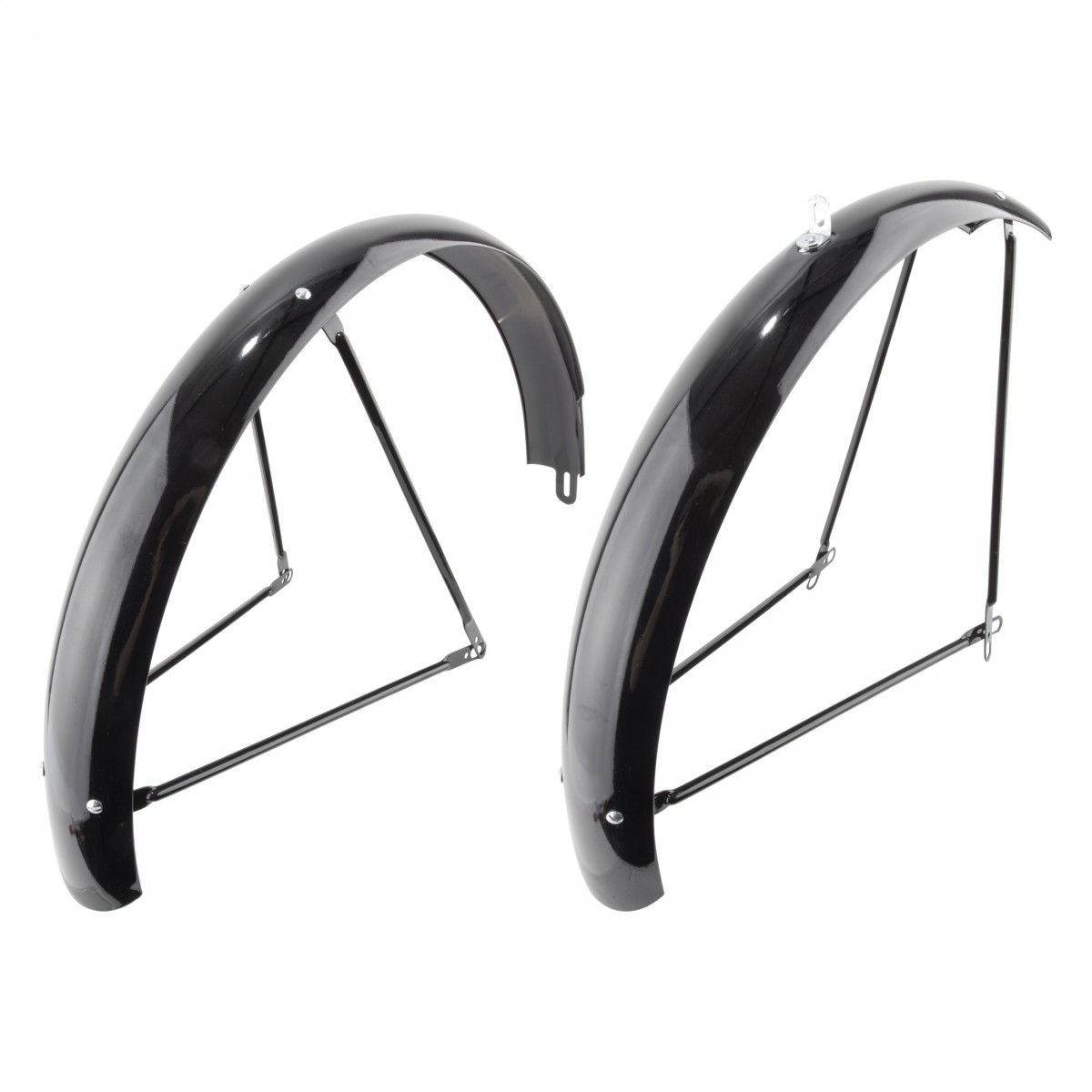 Wald Balloon 962 Steel Bike Fenders 26 - Full-Coverage Durable Gloss Black 14490₽