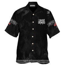 Lynyrd Skynyrd The Last Rebel Hawaiian Shirt t7i 44