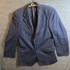 Evan Picone Tailored For Belk Wool Blazer Jacket 100 Wool Button Up Size 38R