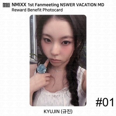 NMIXX 1st Fanmeeting NSWER Vacation MD Reward Benefit Photocard