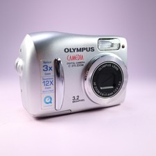 Olympus Digital Camera Camedia C-370 Zoom 3.2MP Silver Tested