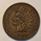 Nicer Low Mintage 1904 Indian Head Cent