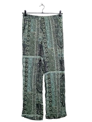 WE Pantalon en jersey Dames Pantalon T EU 36 gris clair-turquoise - Photo 1/4